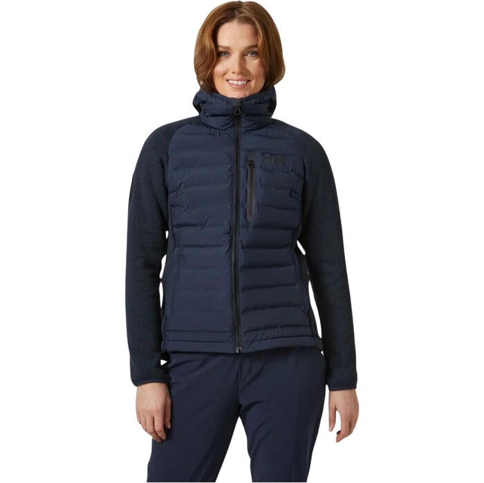 2024 Helly Hansen Frauen Arctic Ocean Hybrid Isolierte Jacke 30370 - Navy